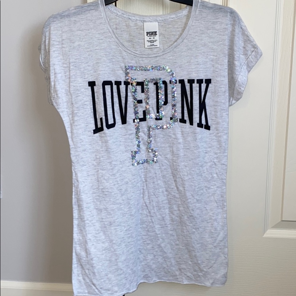 Pink Sequined Tee